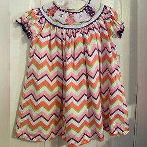 Marmallata Smocked Owl Dress